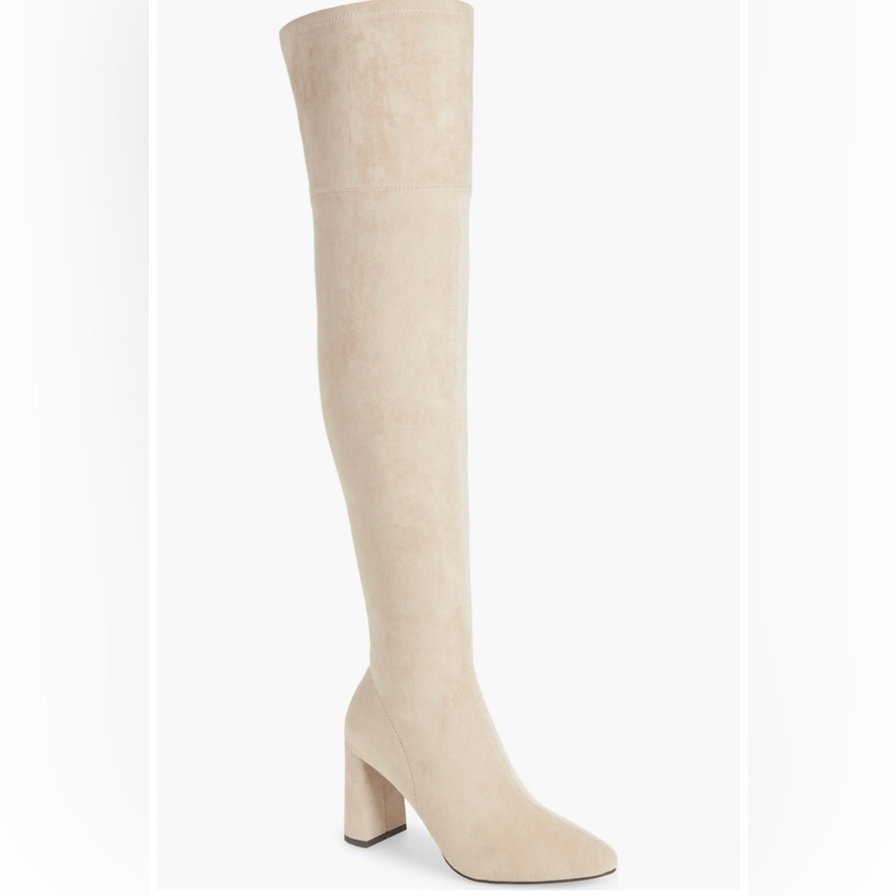 NEW Jeffrey Campbell Parisah Over the Knee Boot Size 5 Ice Suede